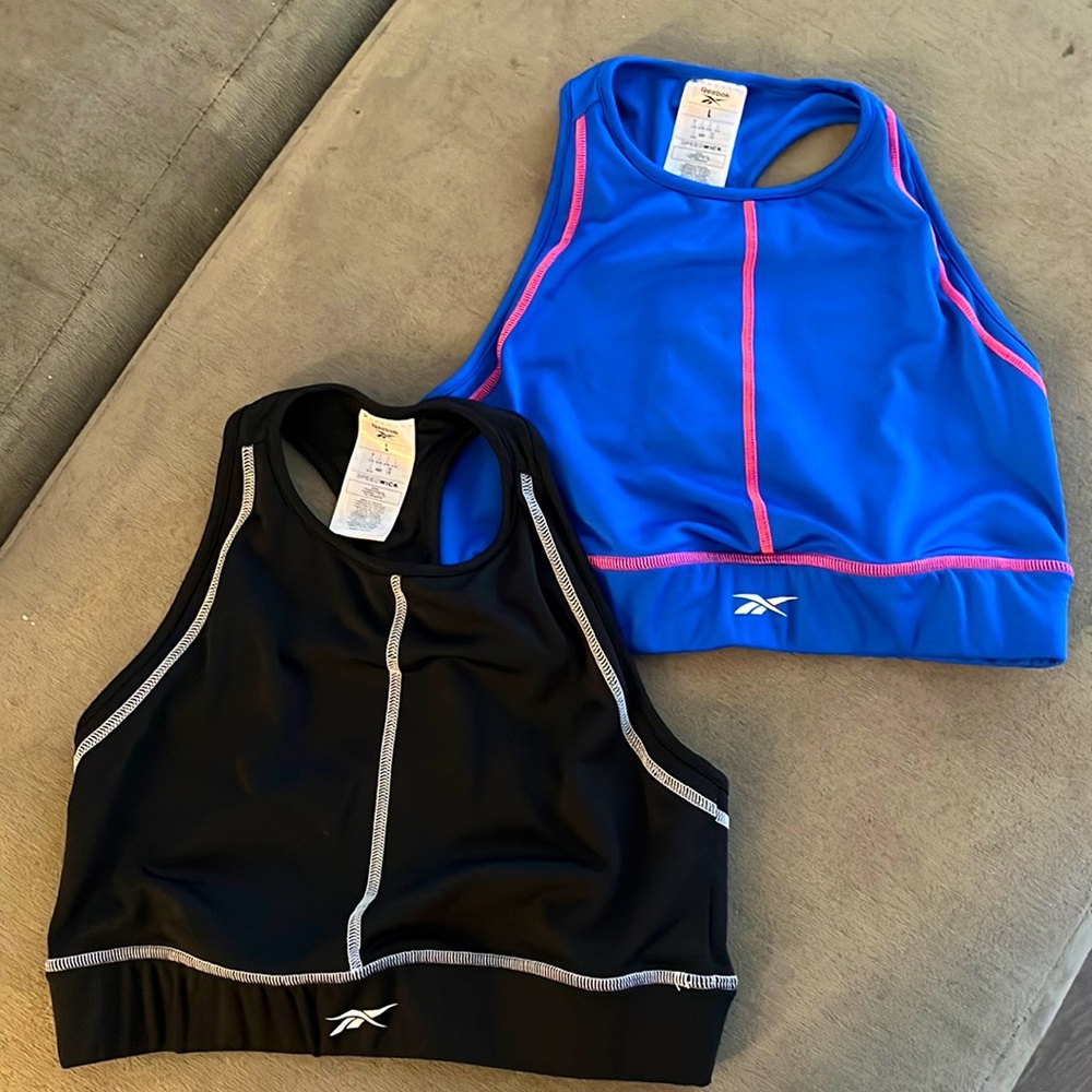 Rebook Sports Bra (pair) Size L